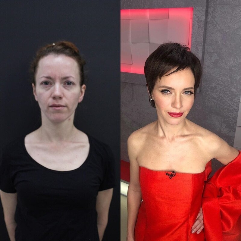 До и после макияжа шокирующие thumbnail