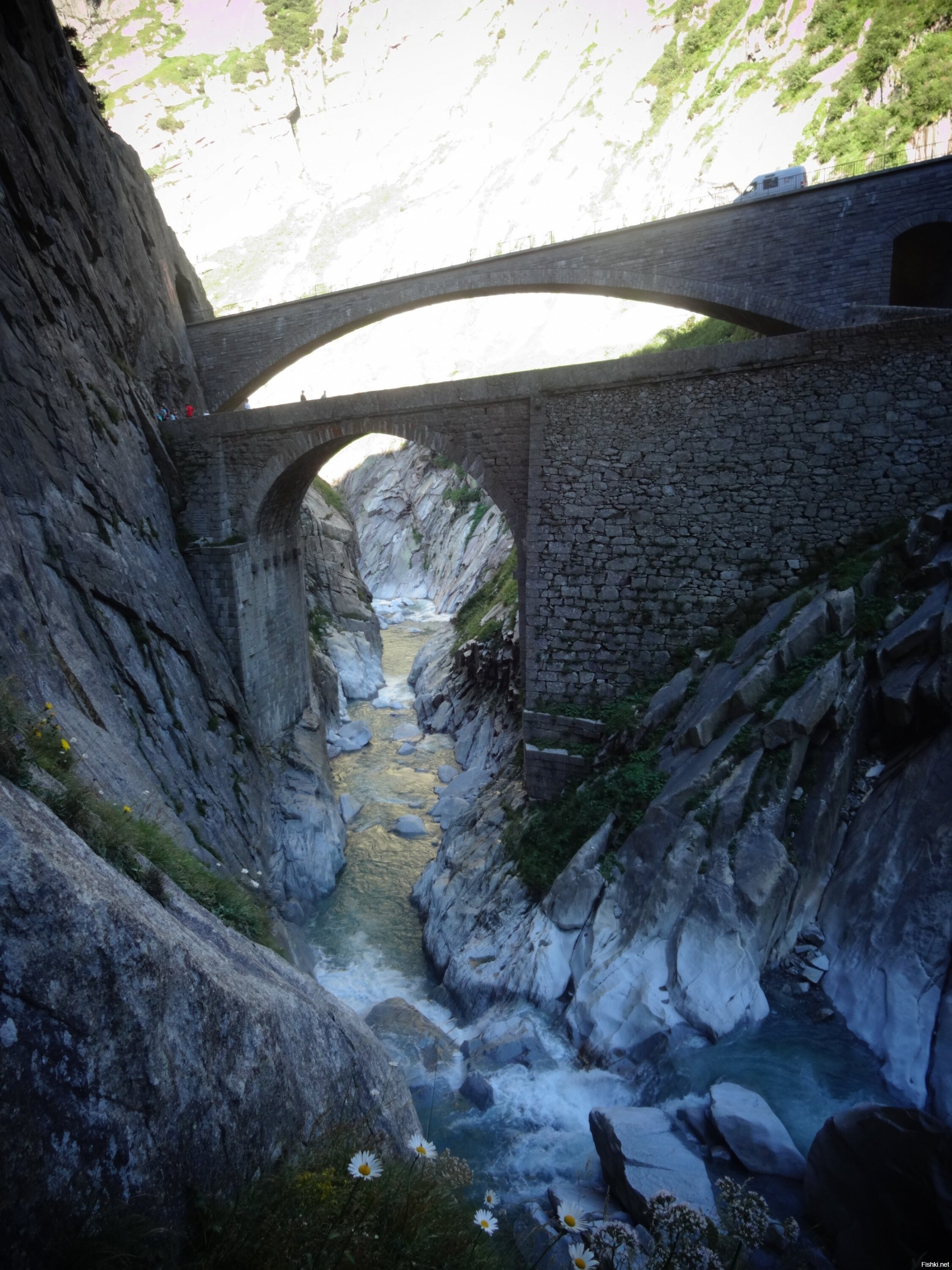 Чёртов мост Швейцария Суворов