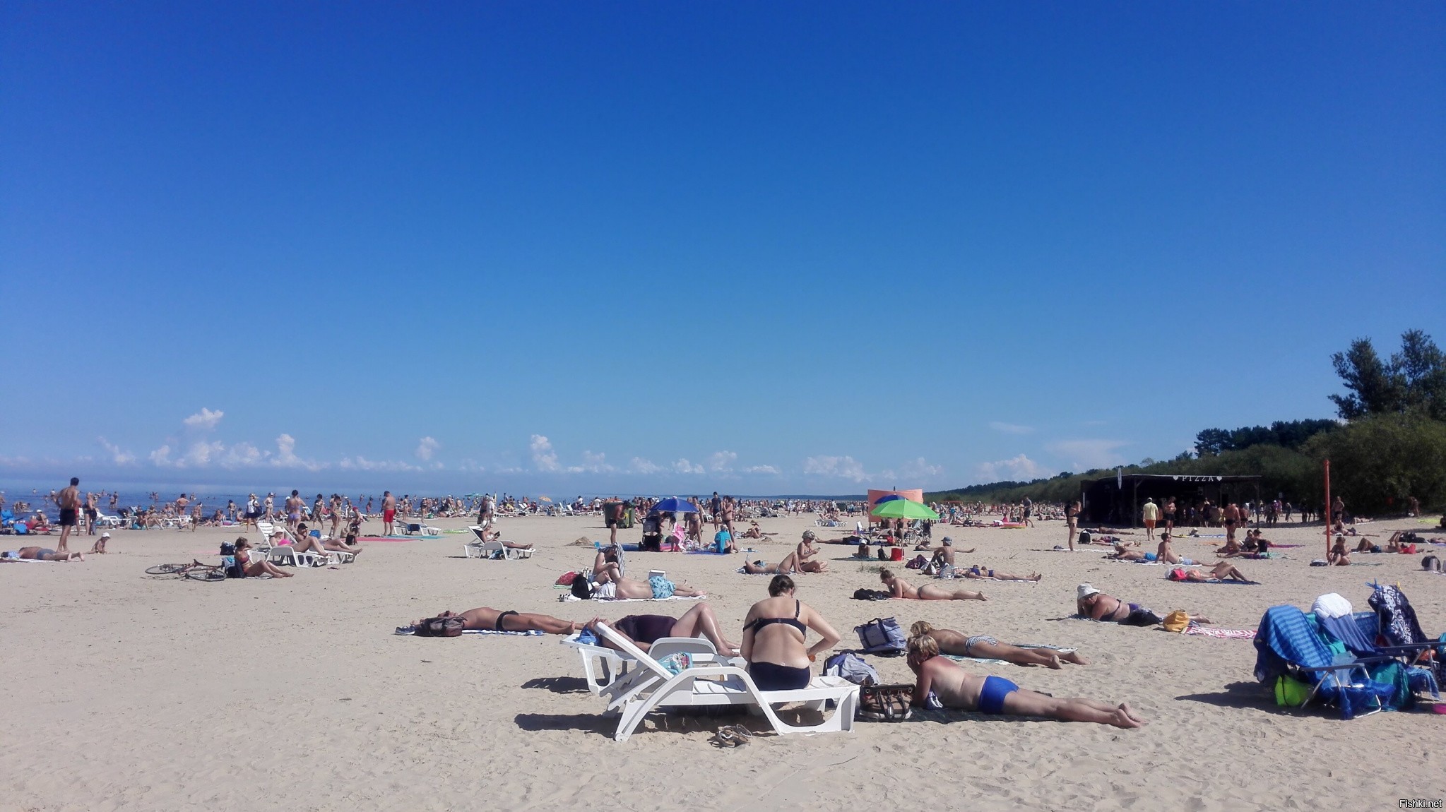 Пляж Вецаки, Латвия
