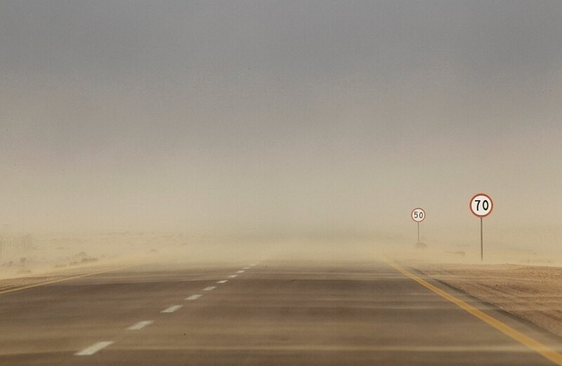 Заброшенное шоссе в районе города Брега на востоке Ливии. (Фото Finbarr O'Reilly | Reuters):