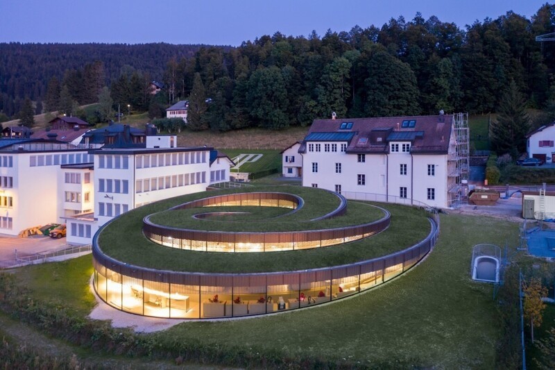 В Швейцарии открылся музей часового бренда Audemars Piguet, напоминающий спираль