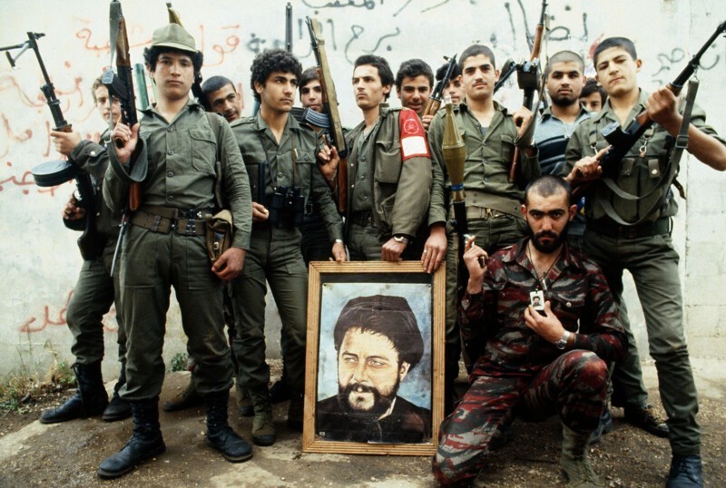 1982. Бойцы «Амаль» в Бейруте.