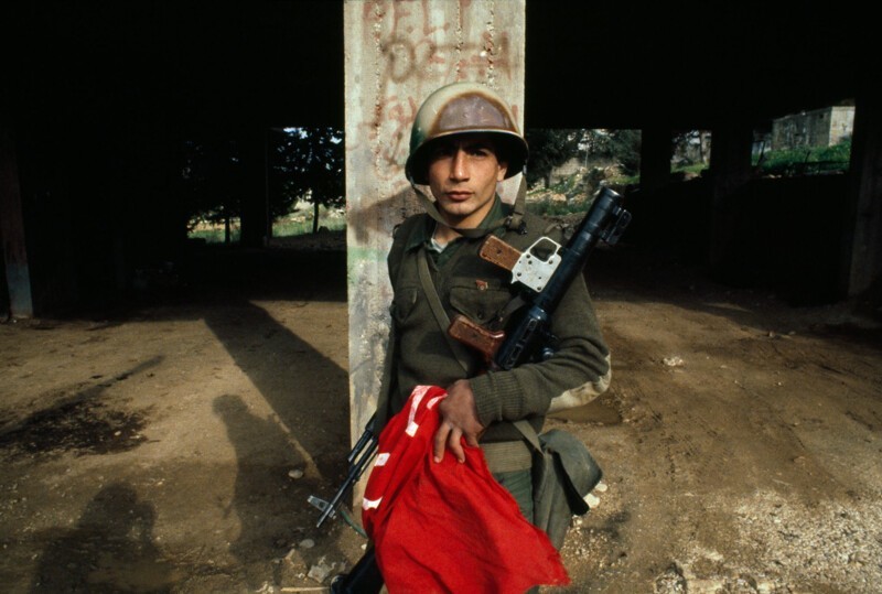 1982. Молодой боец ​​Народного фронта освобождения Палестины (ФПЛП), в Набатии