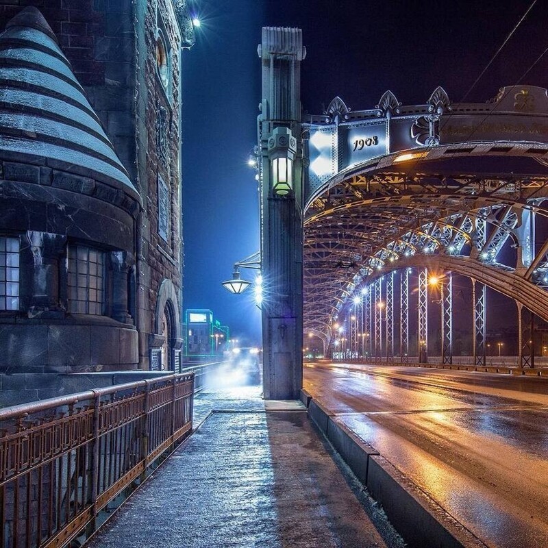 Большеохтинский мост Большеохтинский мост