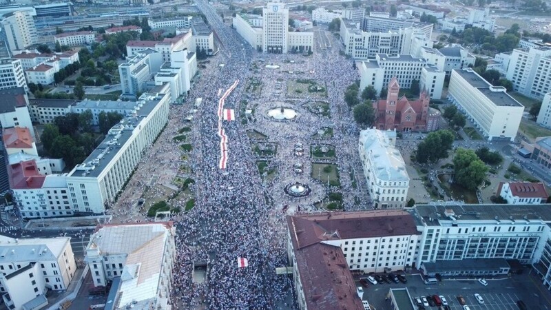 Митинги в Минске 16.08.2020