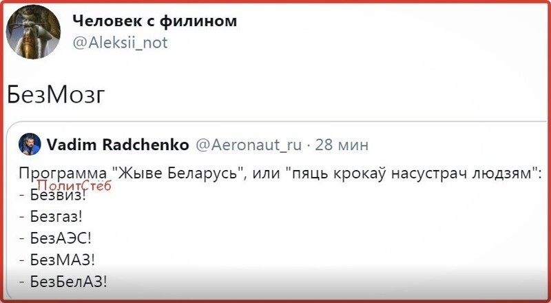 Политические комментарии из инета