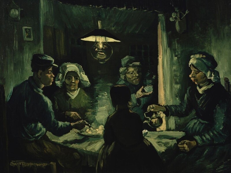 2. Едоки картофеля, 1885 г.