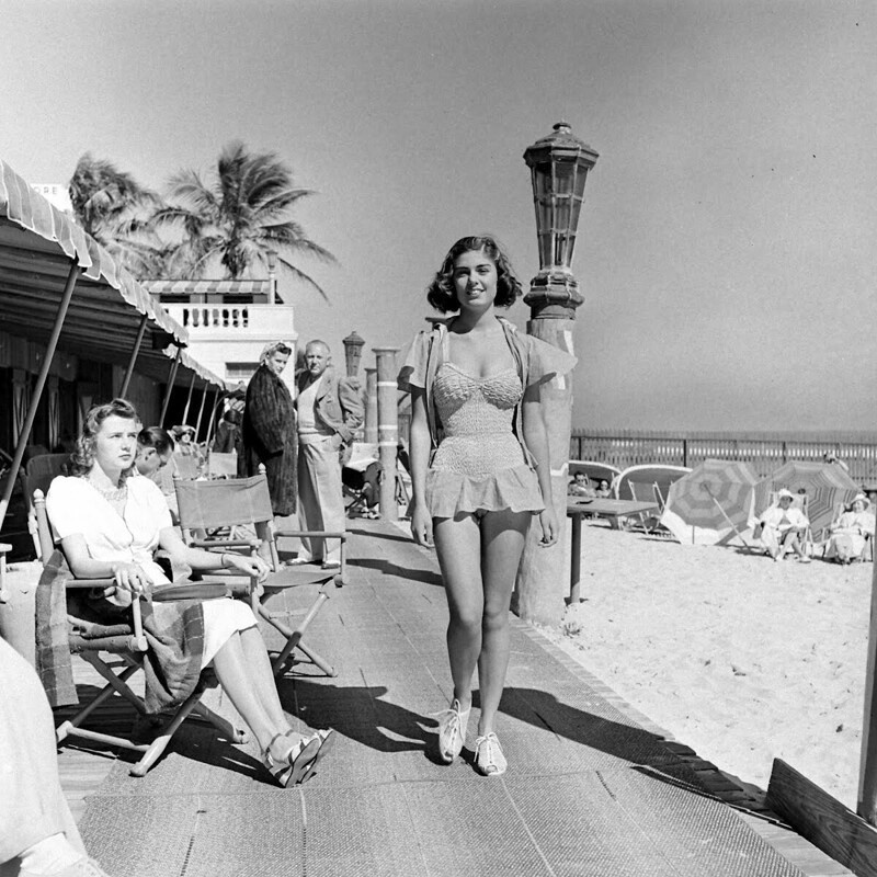 14. Пляжная мода Майами-Бич. США, 1940 г.