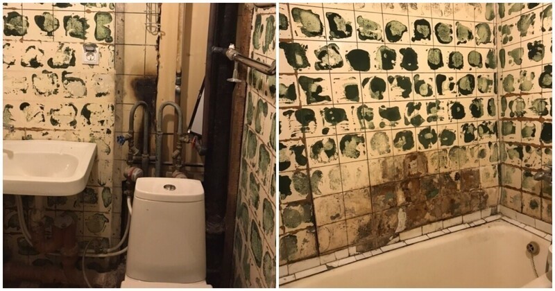 Ванная комната в квартире хрущёвской застройки