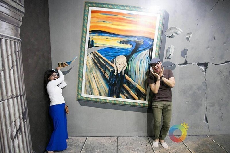 Музей с трехмерными картинами, которые помогут вам стать частичкой большого искусства