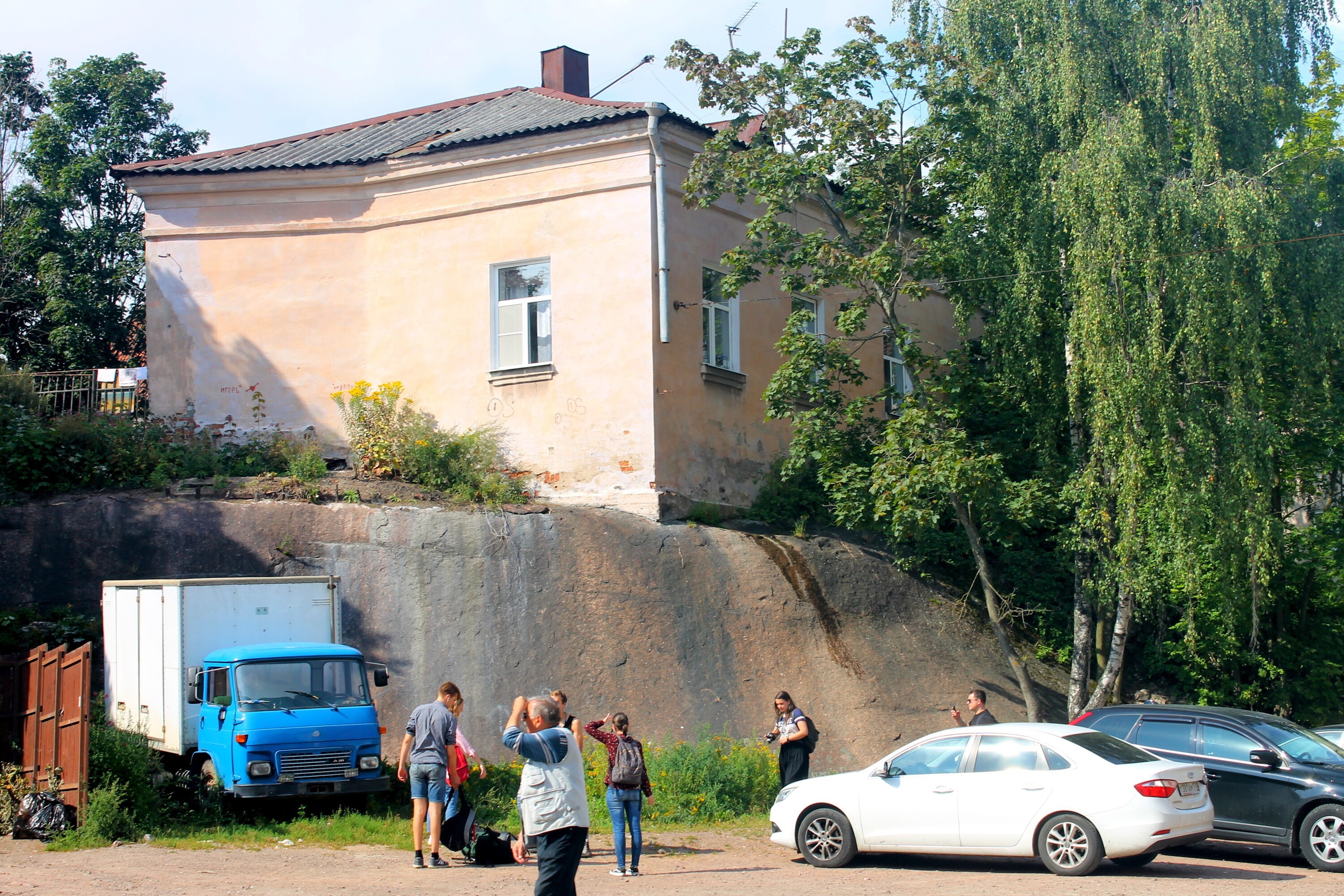 Выборг дом на скале фото