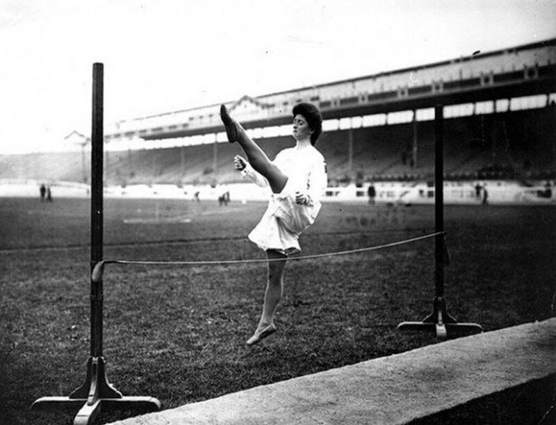 Спорт в начале прошлого века. Прыжки в высоту. 1908 г., Лондон