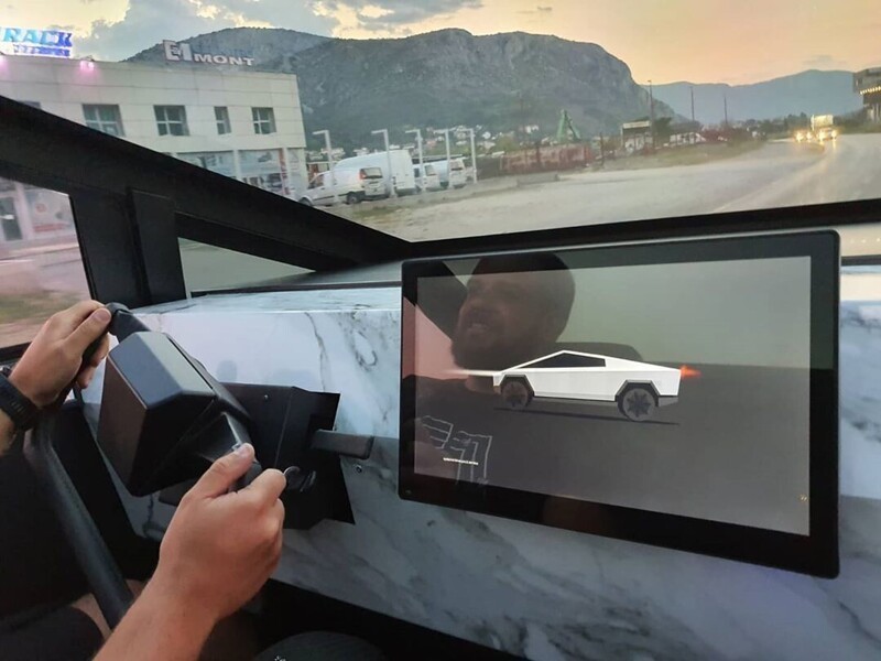 Очень реалистичная копия электропикапа Tesla Cybertruck из Боснии и Герцеговины