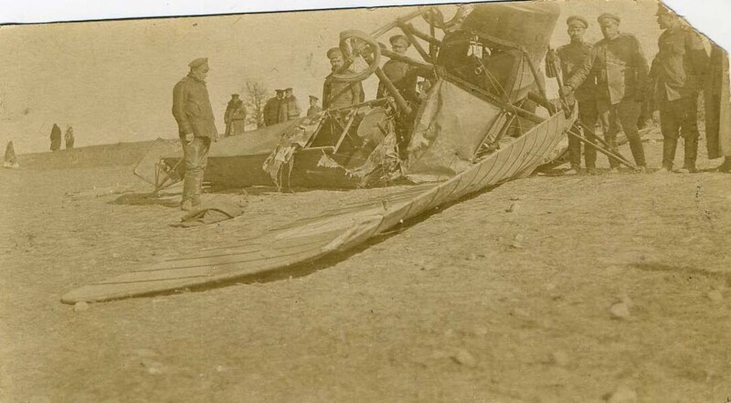 Разбитый Маранг-Парасоль. 1916. м. Молодечно