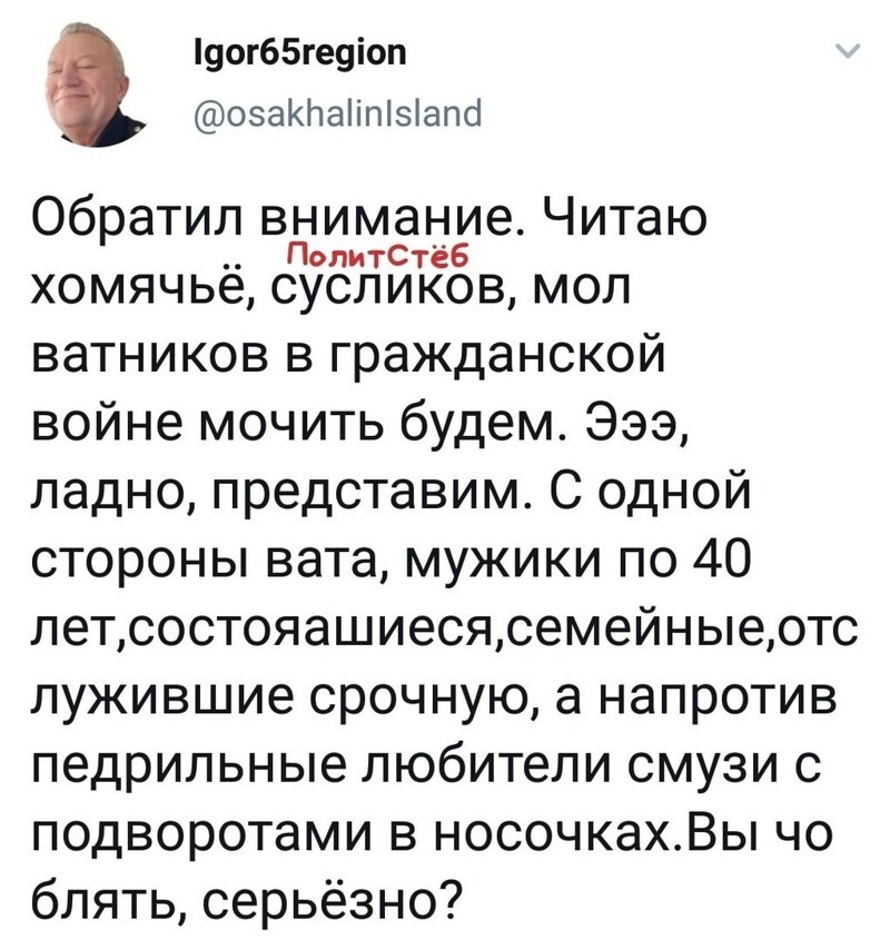 Политические комментарии из инета