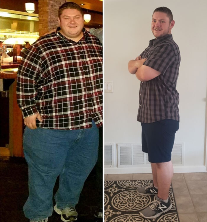 30. "Два года назад я весил больше 225 кг. Сейчас - 120 кг. Рад, что не стал больше ждать и взялся за себя"