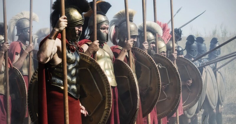 Спартанские воины. Современная реконструкция