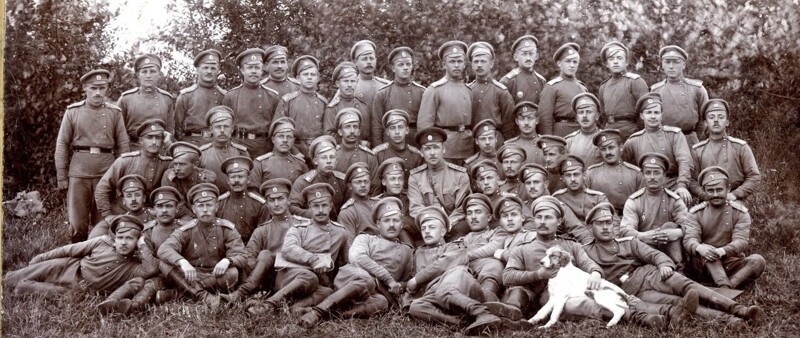 Первый ускоренный выпуск Александровского военного училища. 1915 год.