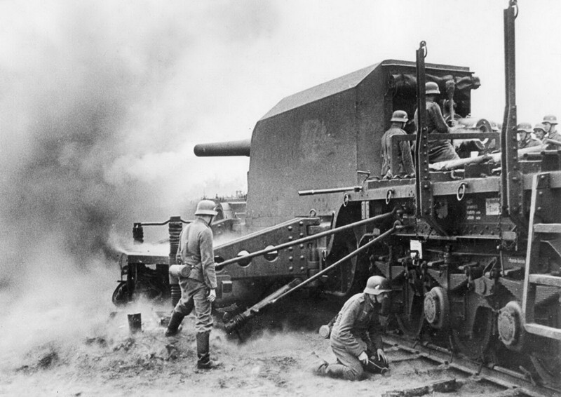 Железнодорожная артиллерия. 1916-1944 год
