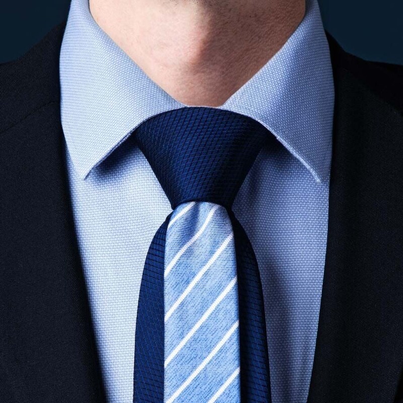 Красиво завязанный галстук