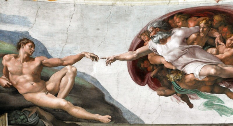 Живописные работы Микеланджело