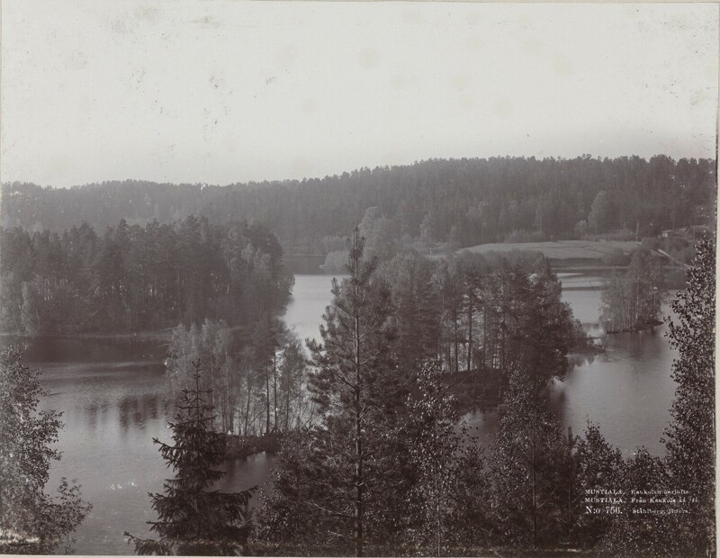 Финский пейзаж с озером