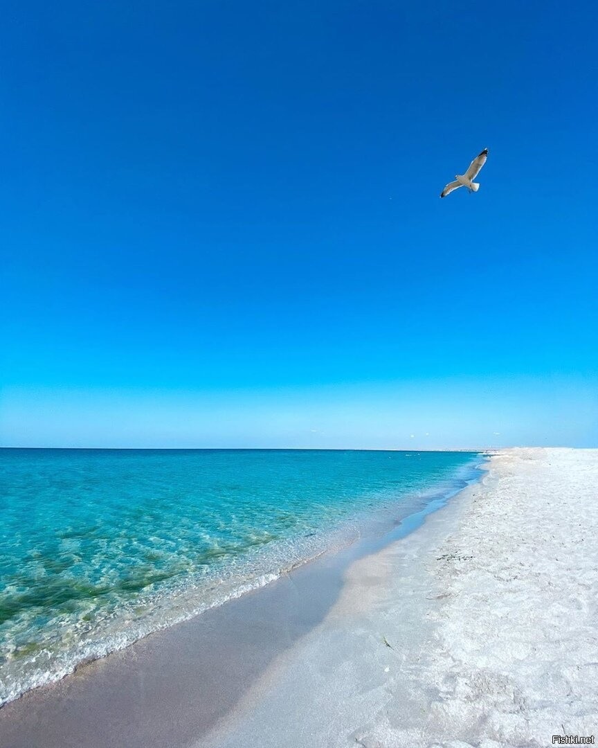Крымские Мальдивы пляж Беляус