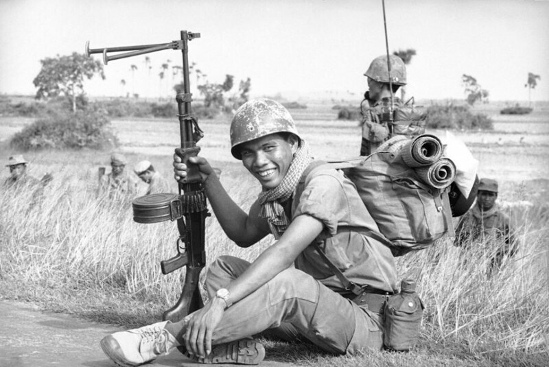 20 сентября 1970 года. Камбоджийские солдаты.