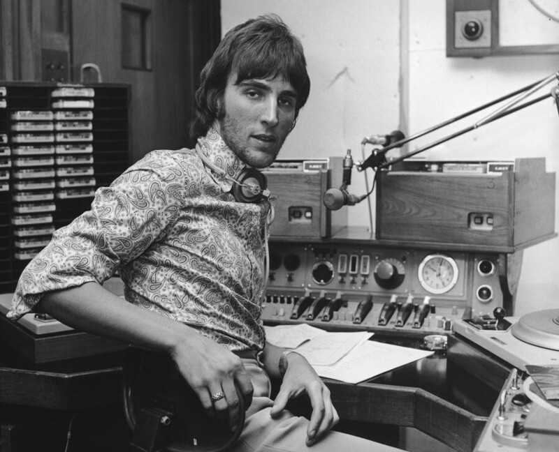 Сентябрь 1970 года. Джонни Уокер, диджей BBC Radio 1. Фото Paul Popper.