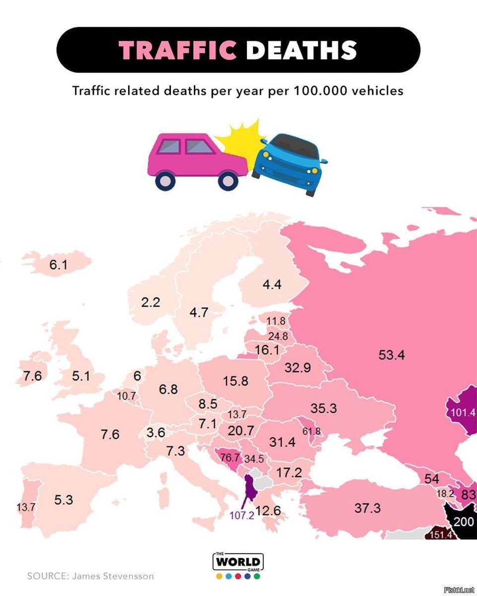 Карта аварии на дорогах