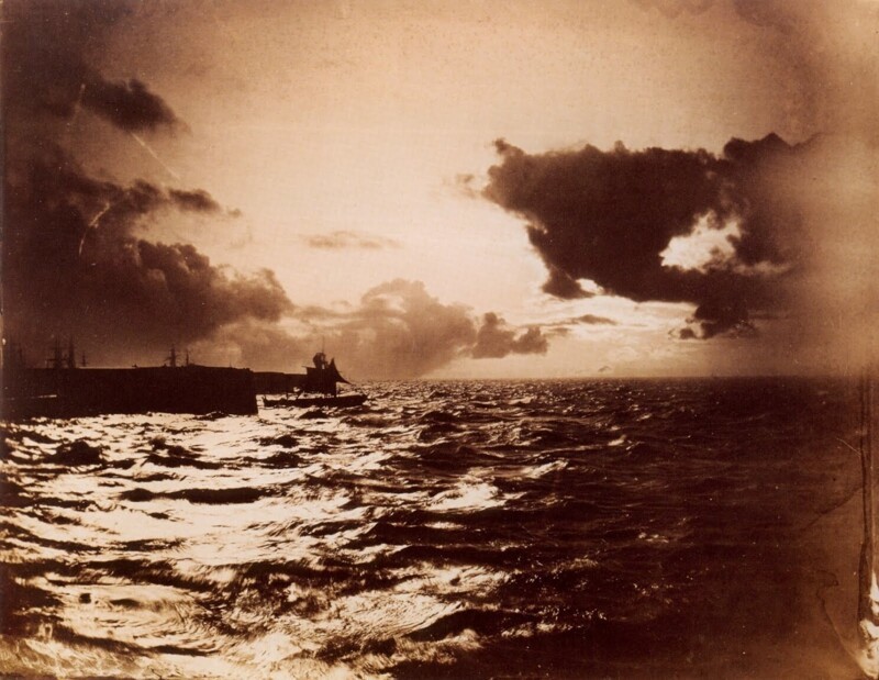 Корабль покидает порт, 1856