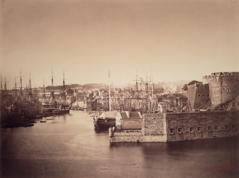 Вход в порт Брест, 9-12 августа 1858