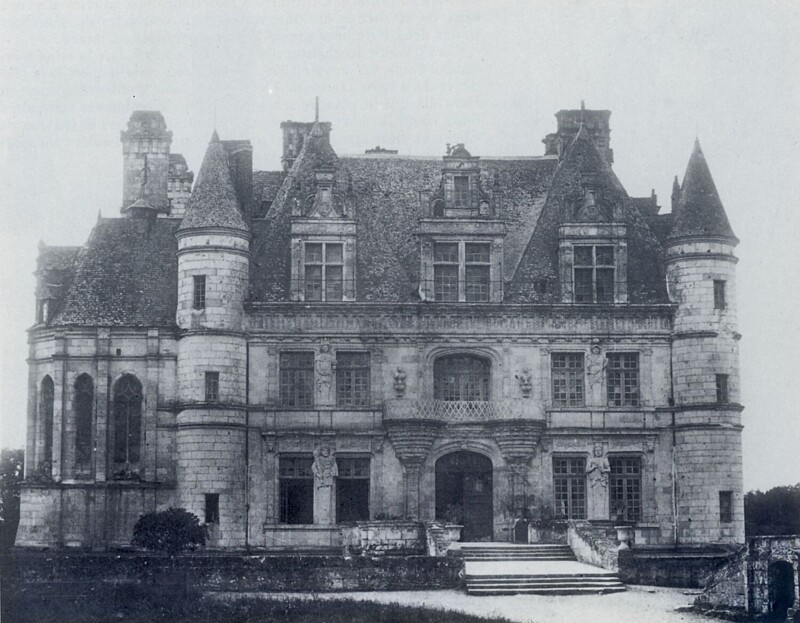 Северный фасад замка Шенонсо, 1851