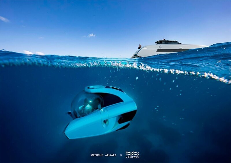 Яхта с подводной лодкой - для богатых и любопытных