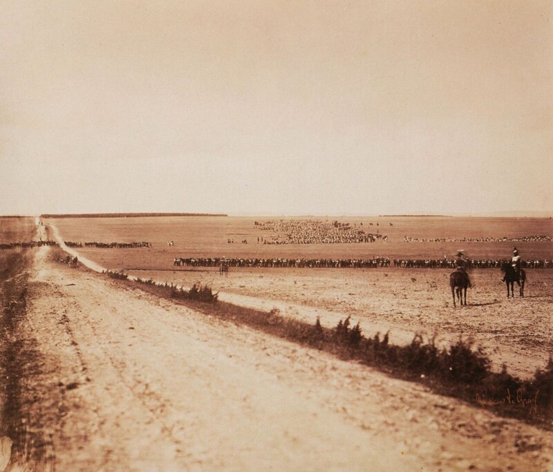 Лагерь в Шалоне: маневры кавалерии, 1857