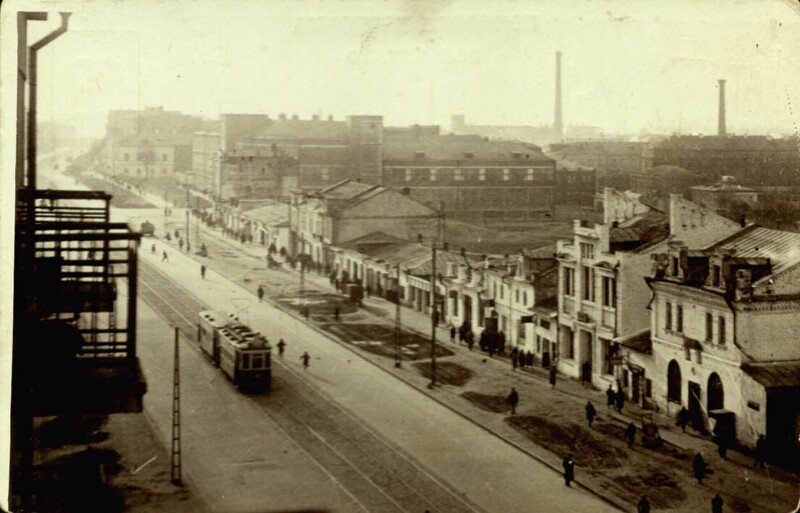 Советская улица, торговые ряды.1937 г.