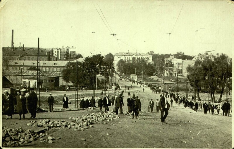 Спуск к Туляковскому мосту. 1937 г.