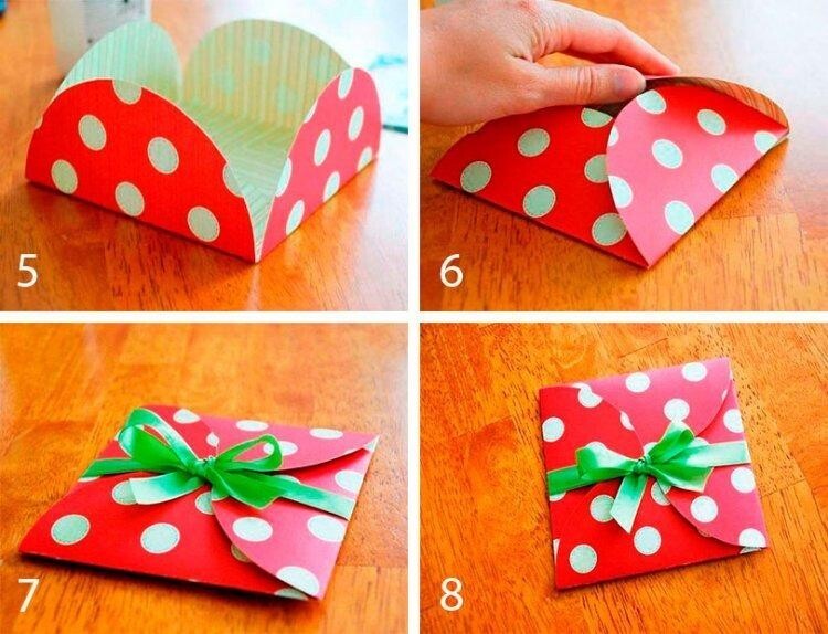 9 простых идей, как сделать конверт из бумаги A4
