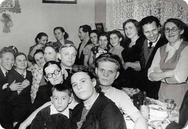 Архангельская вечеринка на частной квартире, 1950-е годы