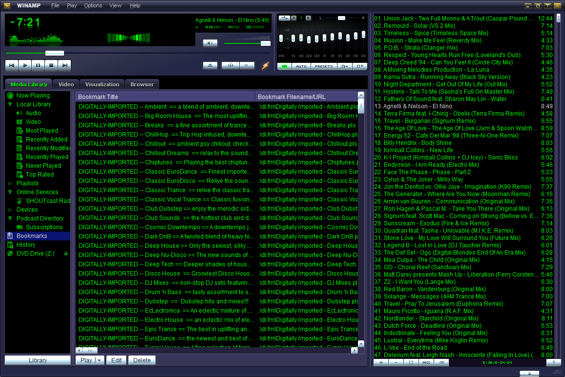 Утерянное искусство скинов для Winamp