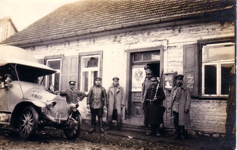1915. Немецкое военное почтовое отделение в Митаве