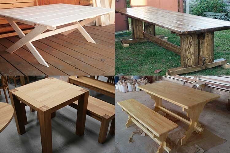 Как сделать стол из дерева своими руками?