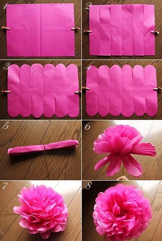 Цветочки из бумаги (бумажные цветы): как сделать цветок из гофрированнойбумаги своими руками, оригами