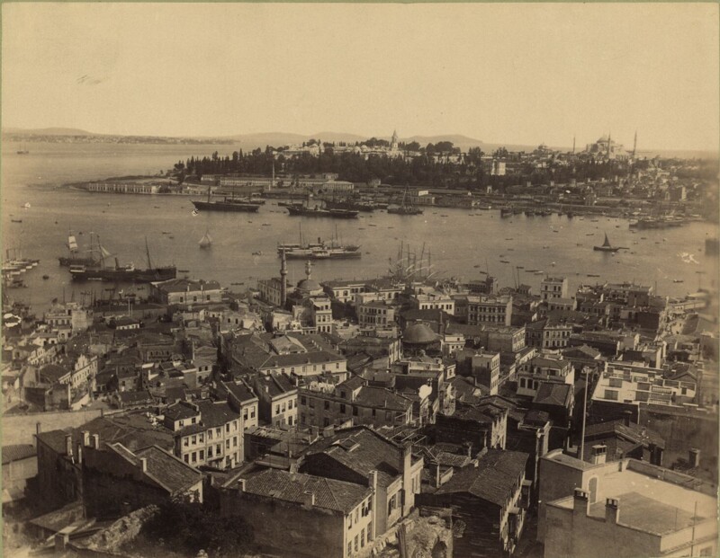 Вид Стамбула из Галаты