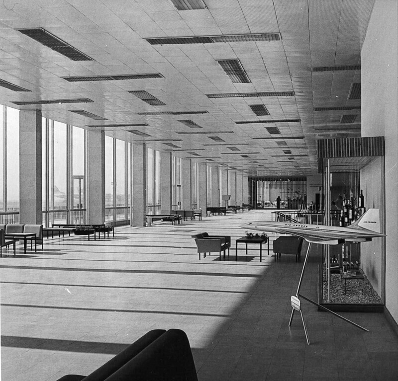 1960-е. Второй этаж здания аэропорта