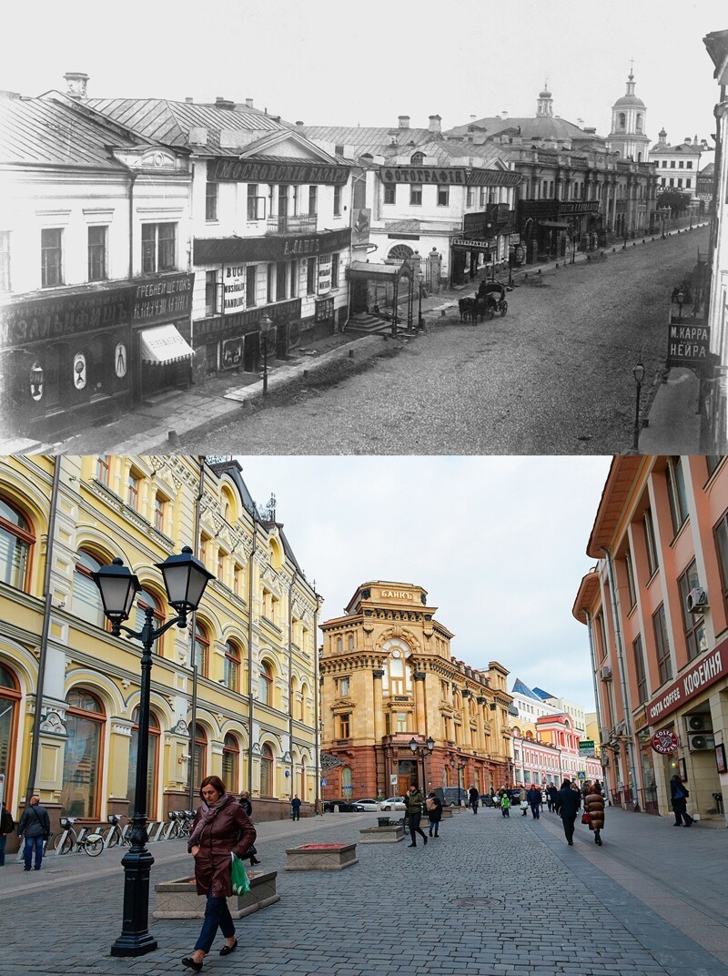 история улиц москвы на