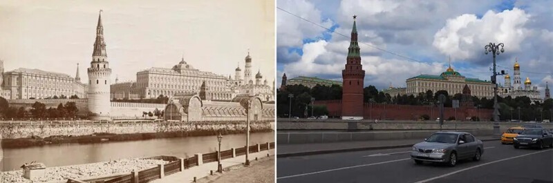Вид на Кремль с Софийской набережной (1878 — 1883)/2020 год