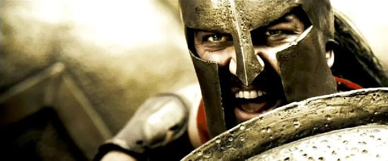 Кадр из фильма «300 спартанцев», 2006