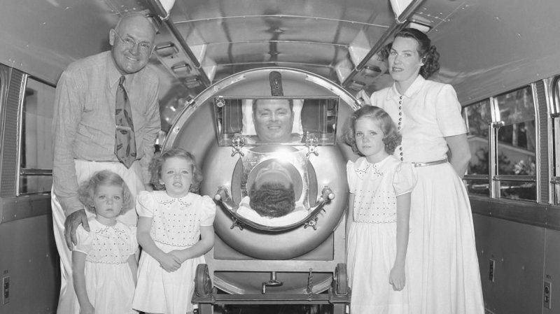 Путешествия внутри аппарата ИВЛ в 30-х годах прошлого века