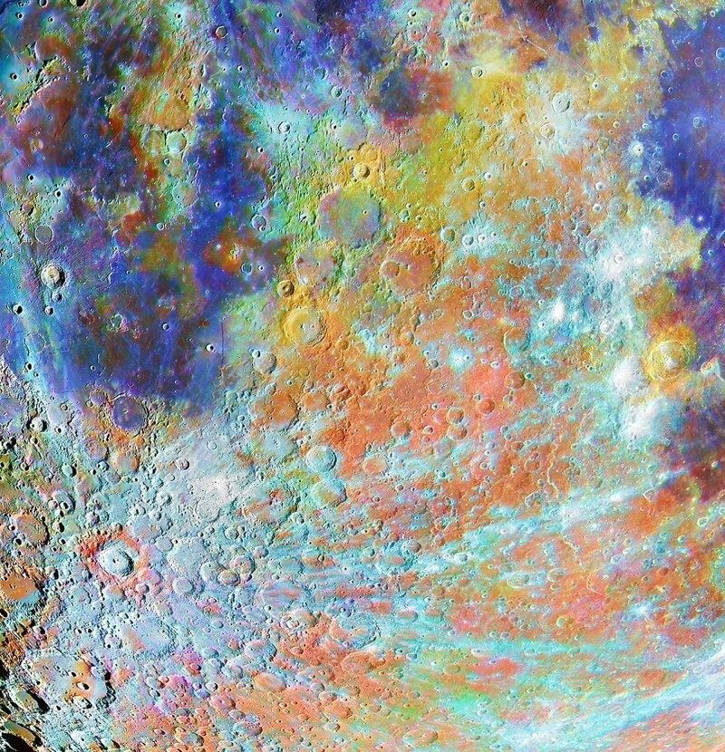 "Лунный кратер Тихо", Alain Paillou